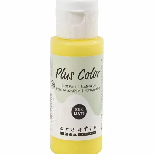 Clearance Creativ Company Hobbymaling 60 ml - Gul, 1 stk