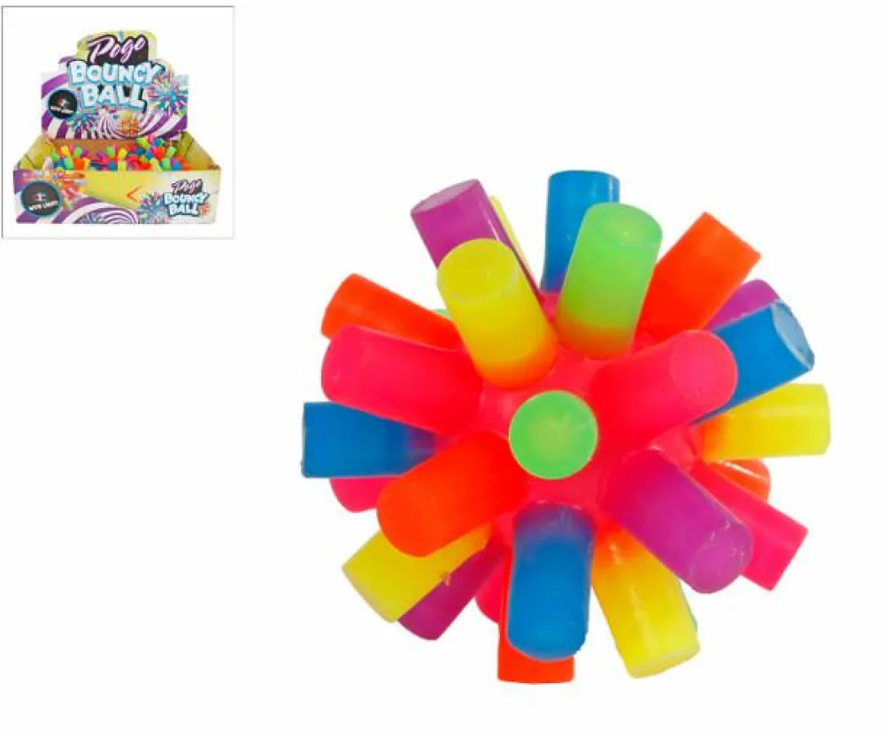 Clearance Hoppebold m. pigge + lys - Ø7,8 cm