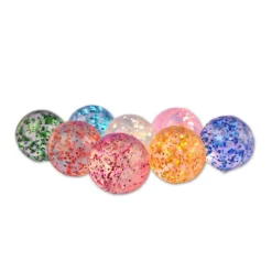 New Hoppebolde Ø 3,2 cm - Glitter, 7 stk