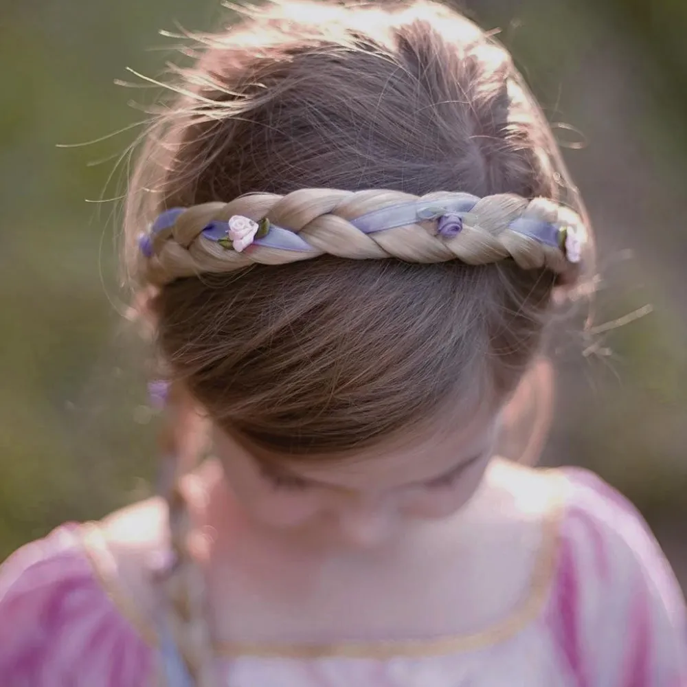 New Great Pretenders Hårbøjle med fletning - Blond