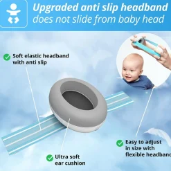 Discount Høreværn Muffy Baby 1-3 år - Sort