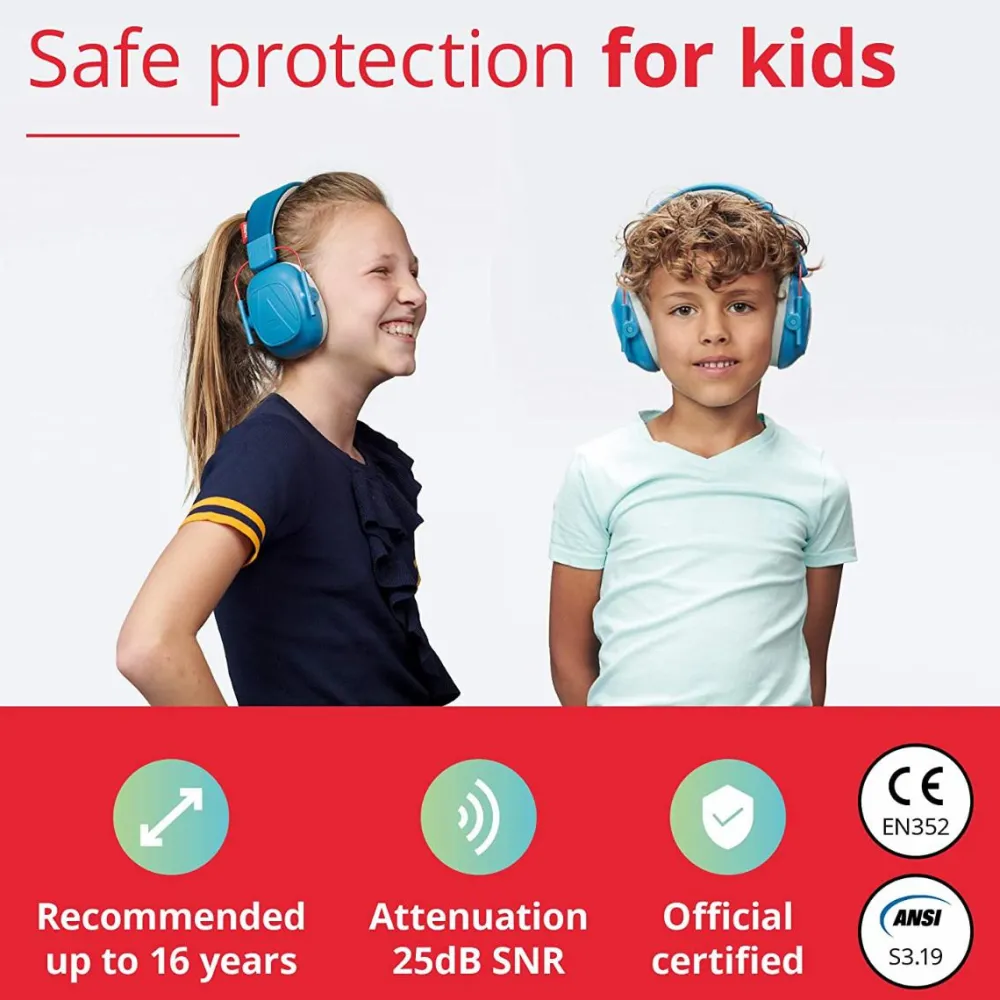 Discount Høreværn Muffy Kids 5-12 år - Grøn