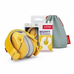 Online Høreværn Muffy Kids 5-12 år - Gul