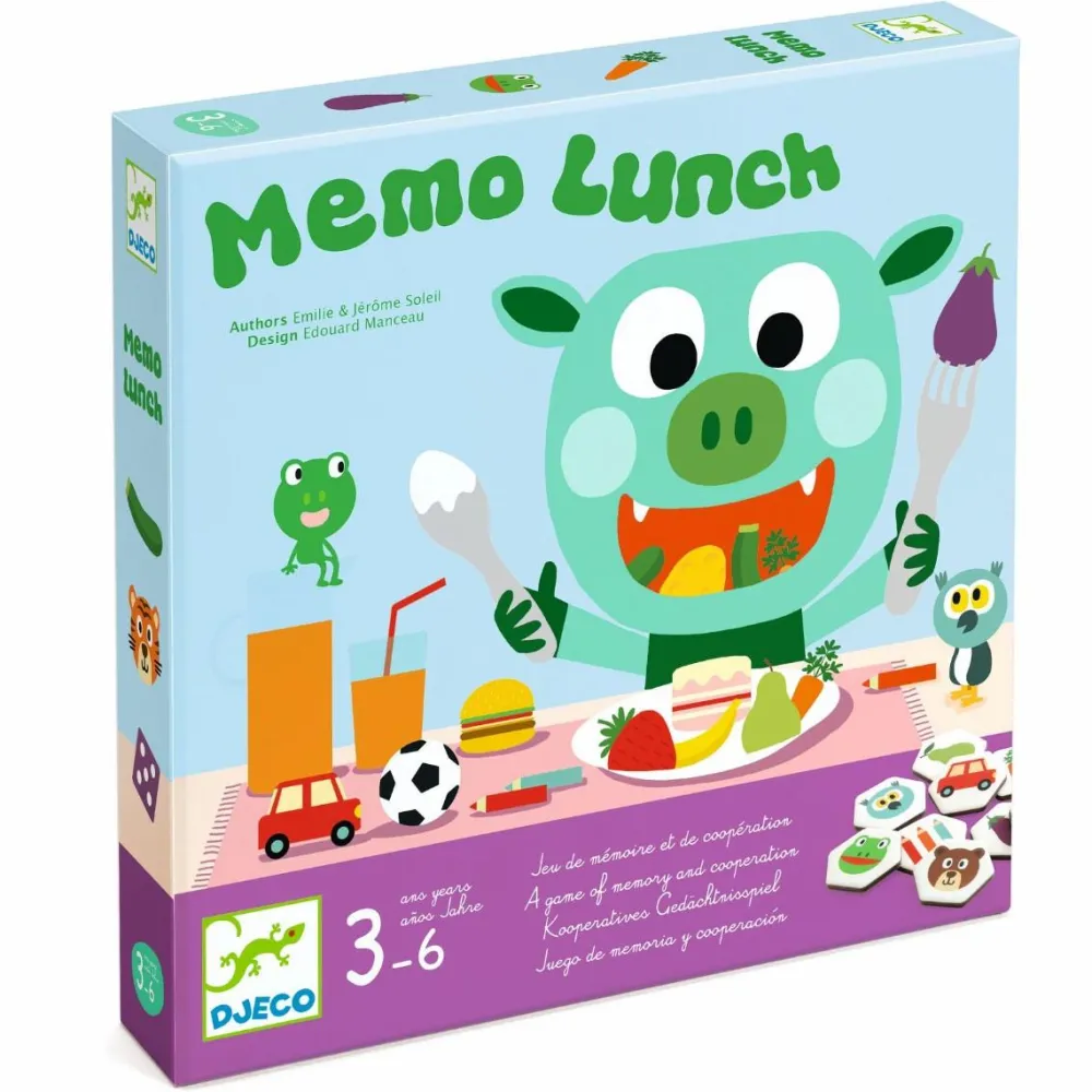 Discount Djeco Hukommelsesspil - Memo Lunch