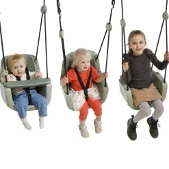 New DICE 3-i-1 babygynge - Lyserød (sort reb)