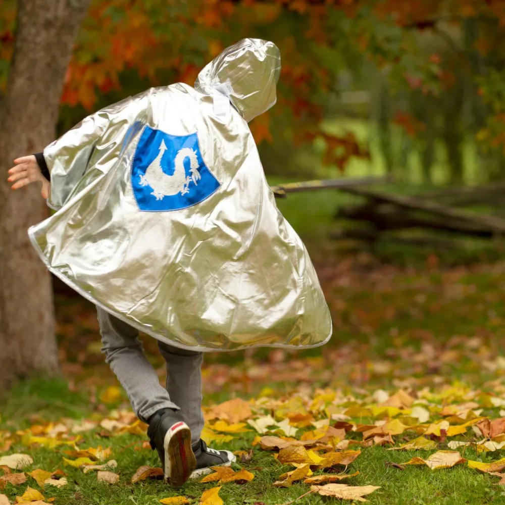 Discount Great Pretenders 2-i-1 Drage/Ridder-kappe, str. 5-6 år