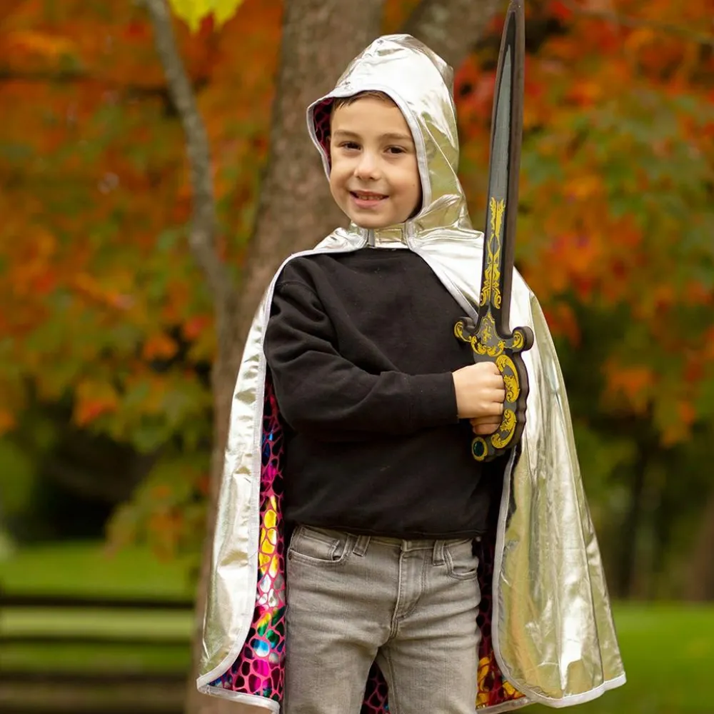 Discount Great Pretenders 2-i-1 Drage/Ridder-kappe, str. 5-6 år