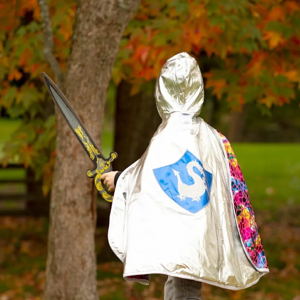 Discount Great Pretenders 2-i-1 Drage/Ridder-kappe, str. 5-6 år