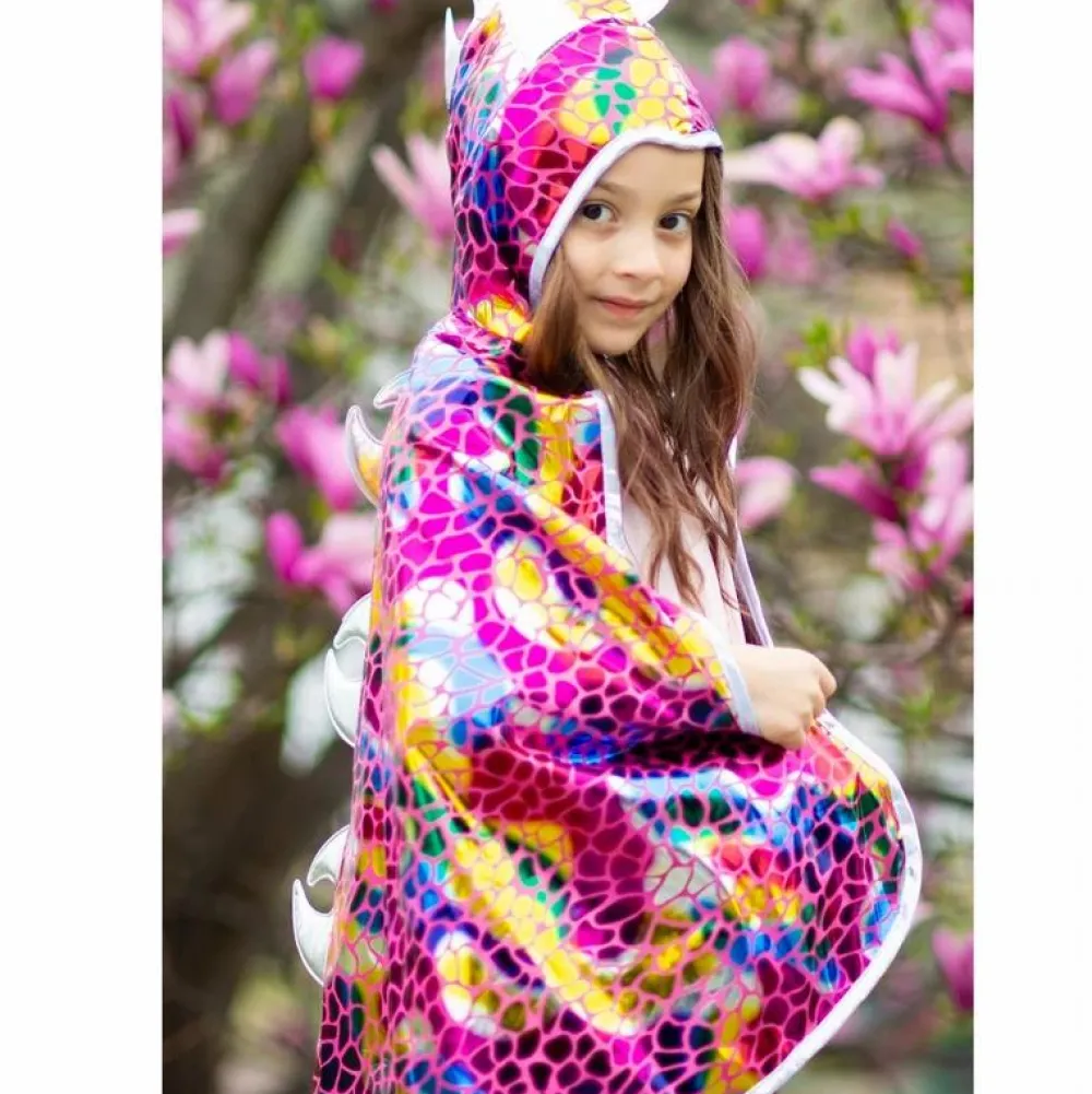 Discount Great Pretenders 2-i-1 Drage/Ridder-kappe, str. 5-6 år