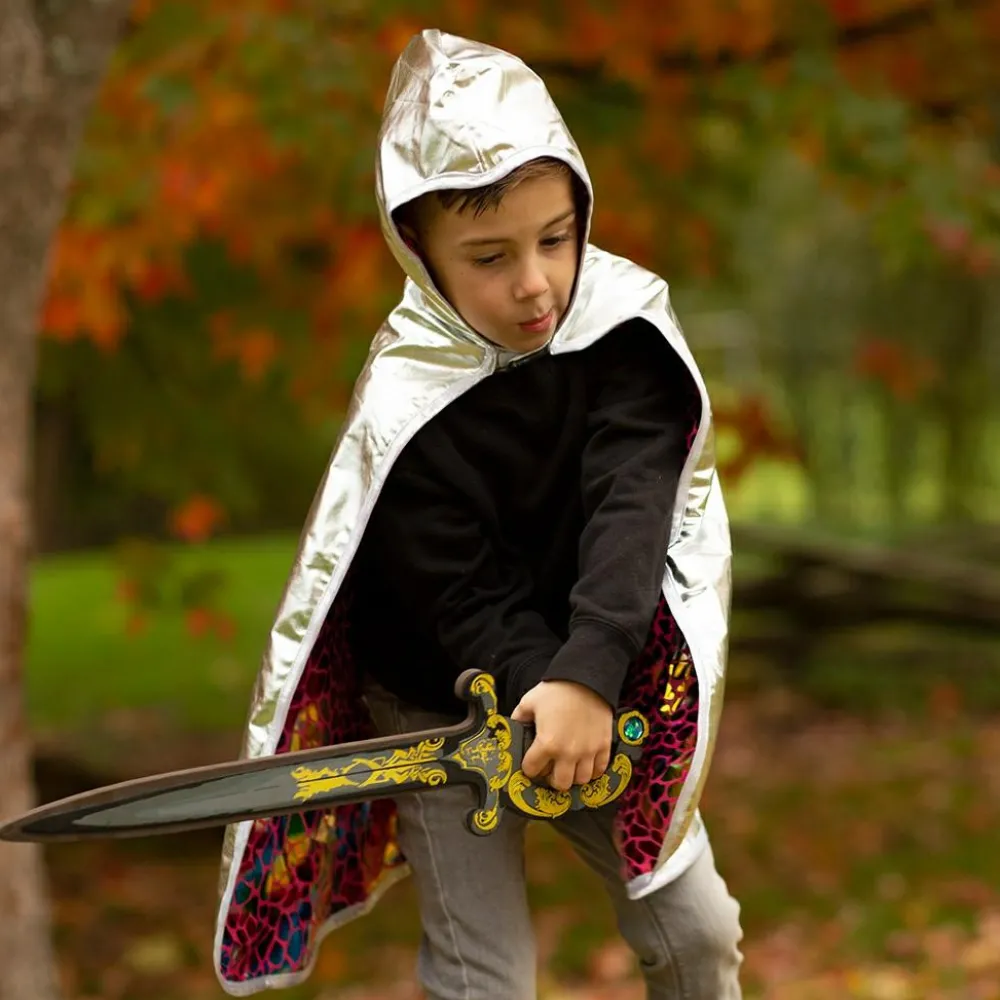 Discount Great Pretenders 2-i-1 Drage/Ridder-kappe, str. 5-6 år