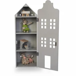 byASTRUP 2-i-1 Dukkehus og skab - Byhus