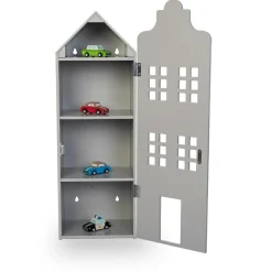 byASTRUP 2-i-1 Dukkehus og skab - Byhus