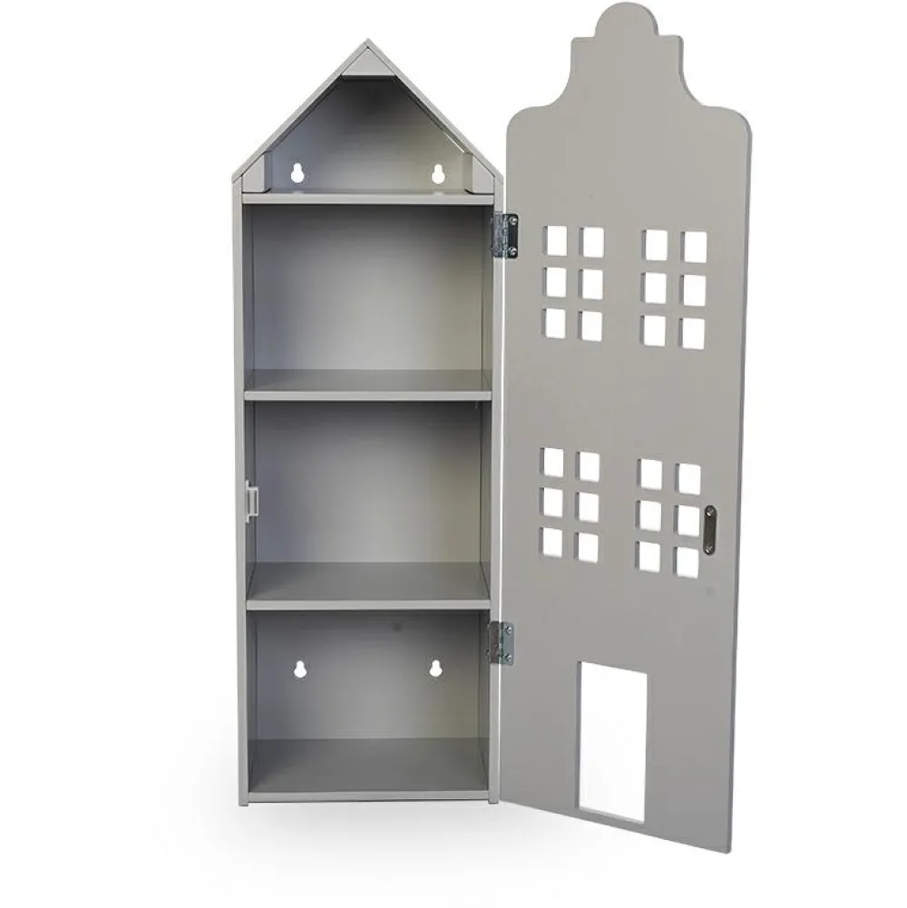 byASTRUP 2-i-1 Dukkehus og skab - Byhus