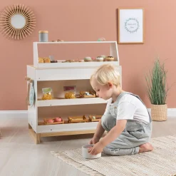 Best 2-i-1 legekøkken & butik - Prunus (hvid)