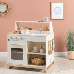 Best 2-i-1 legekøkken & butik - Prunus (hvid)