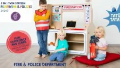 New 2-i-1 legestation - Brandstation & politistation