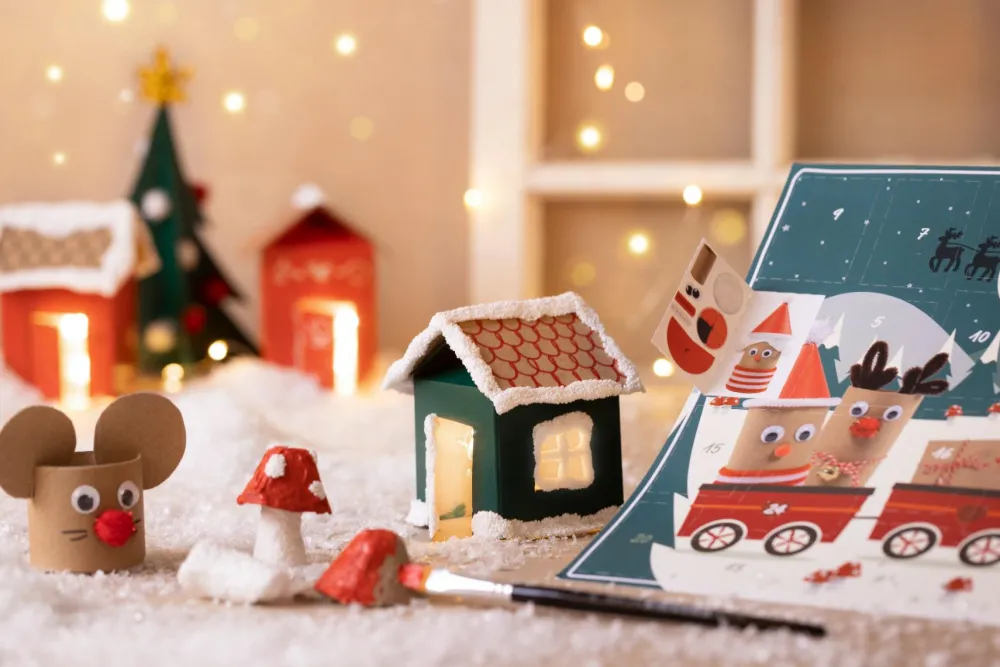 Best Creativ Company Julekalender genbrug - Lav et vinterlandskab