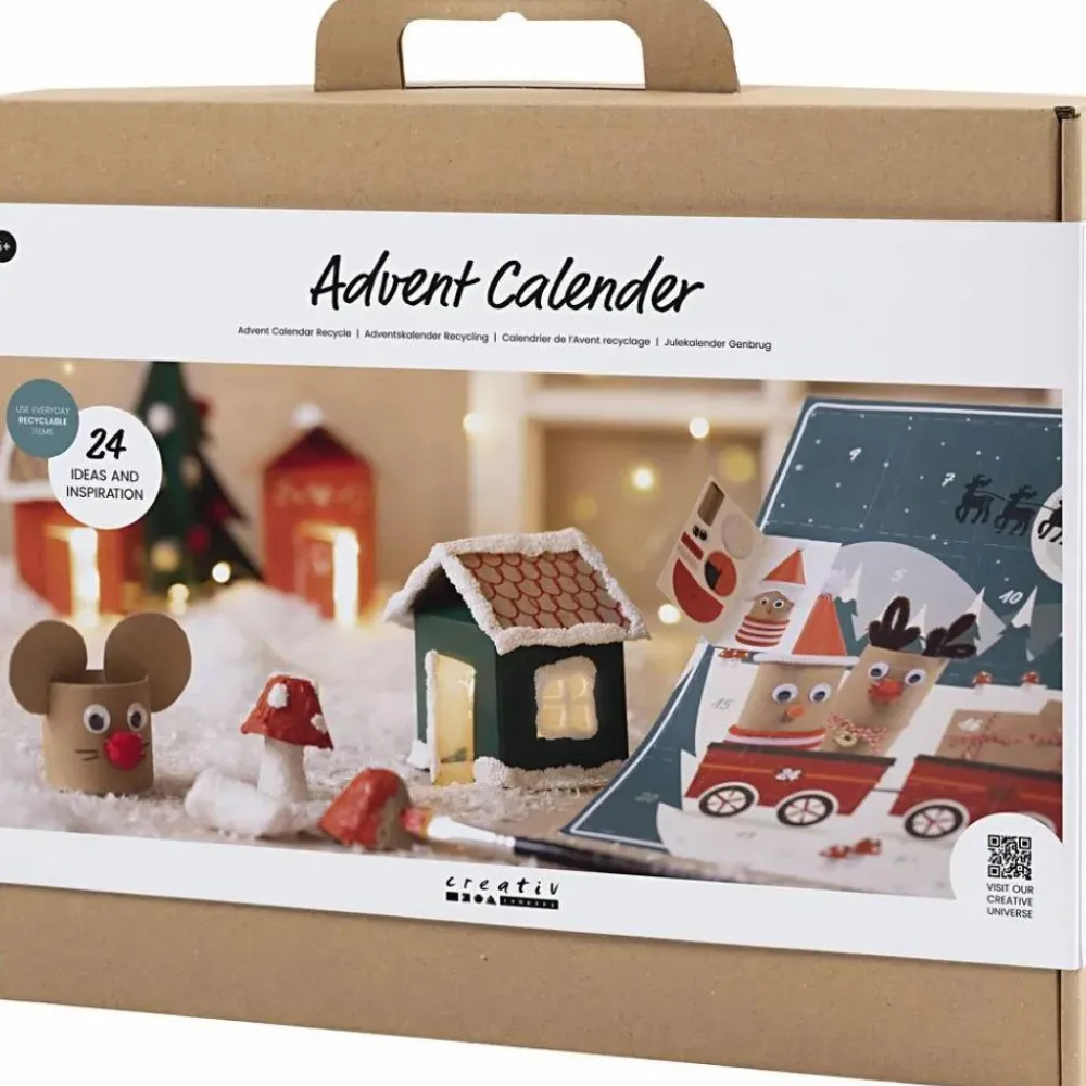 Best Creativ Company Julekalender genbrug - Lav et vinterlandskab