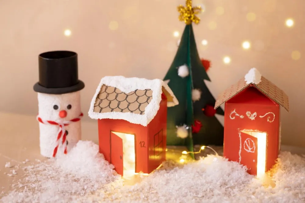 Best Creativ Company Julekalender genbrug - Lav et vinterlandskab