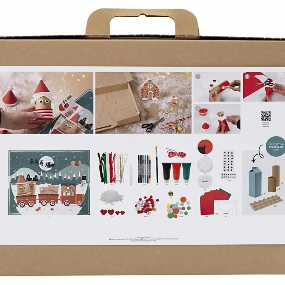 Best Creativ Company Julekalender genbrug - Lav et vinterlandskab