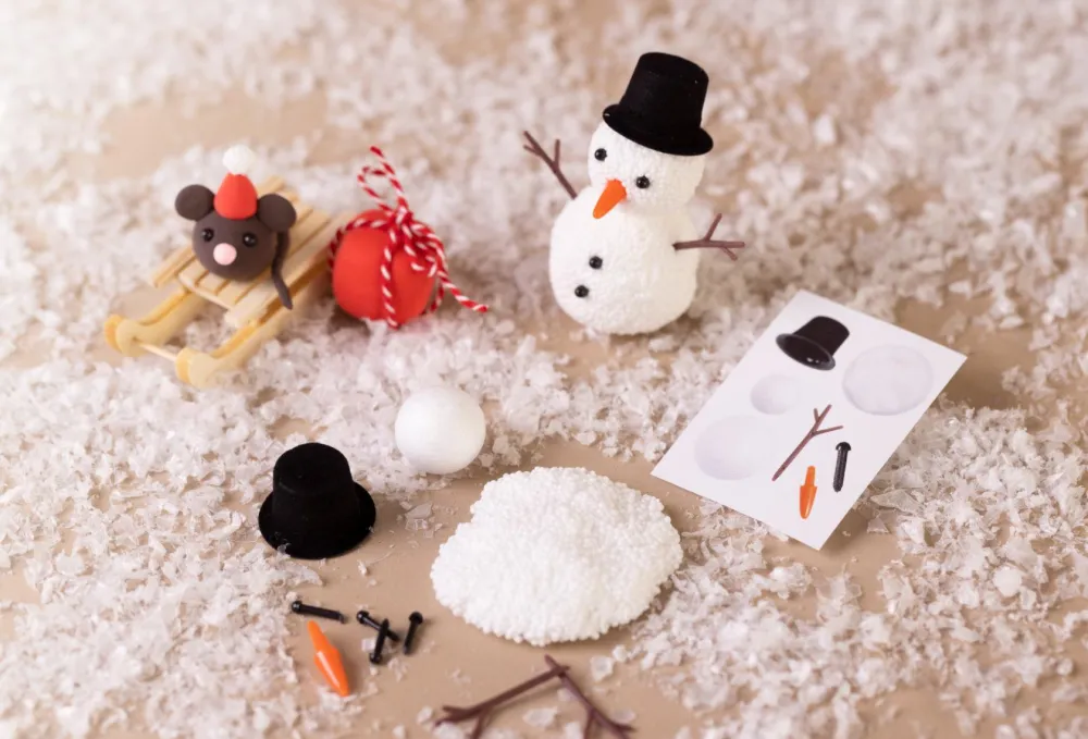 Sale Creativ Company Julekalender modellering - Lav en julelandsby