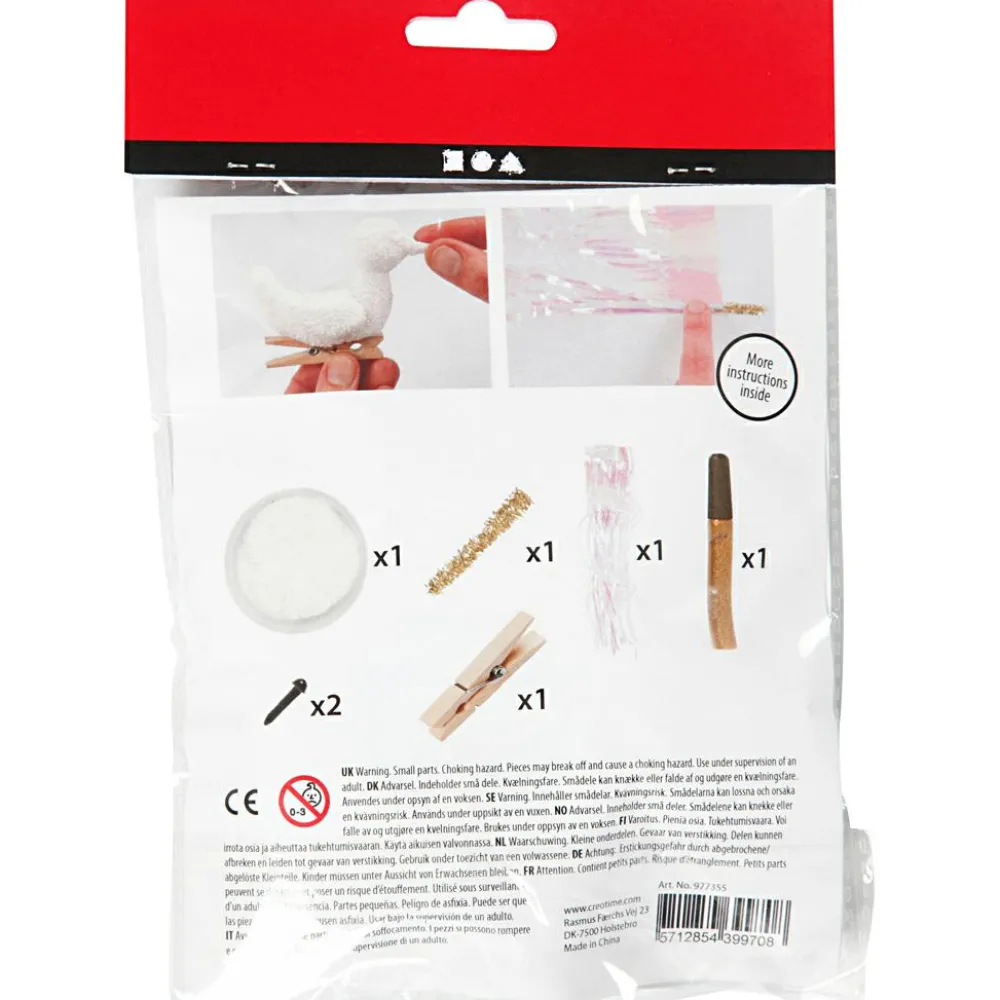 Creativ Company Julepose - Fugl på klemme