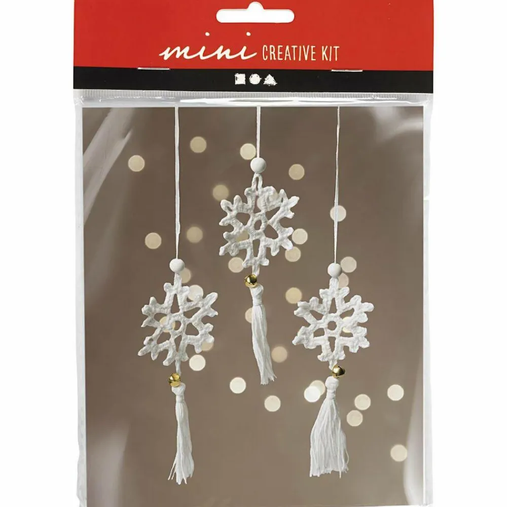 Best Creativ Company Julepose - Hæklede snefnug