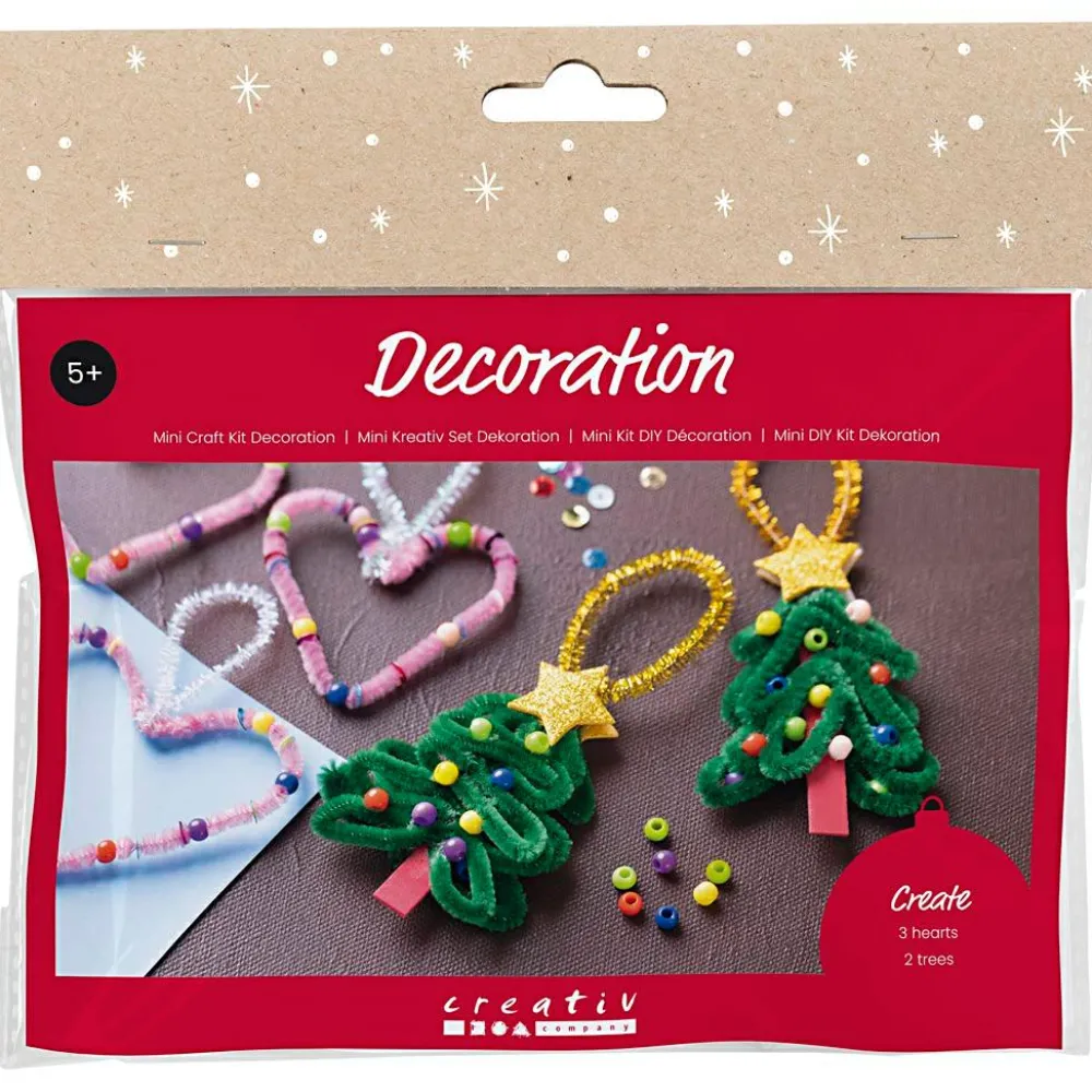 Hot Creativ Company Julepose - Julehjerter & juletræer