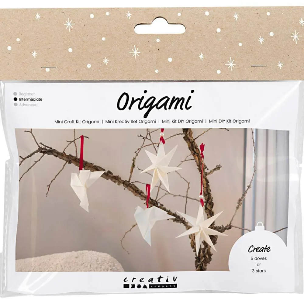Clearance Creativ Company Julepose - Julepynt af origami