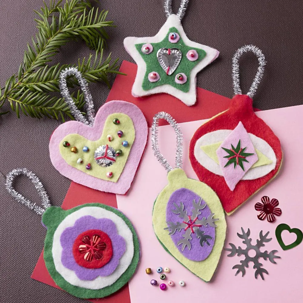 Best Creativ Company Julepose - Lav juleophæng af filt