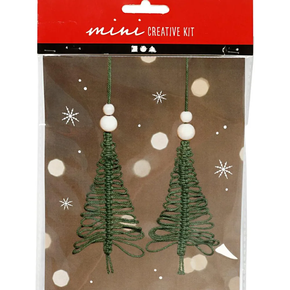 Outlet Creativ Company Julepose - Macramé juletræer