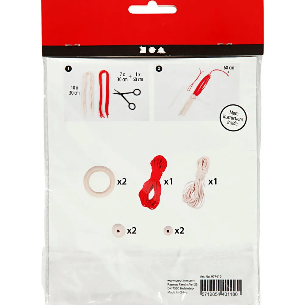 Clearance Creativ Company Julepose - Macramé nisser