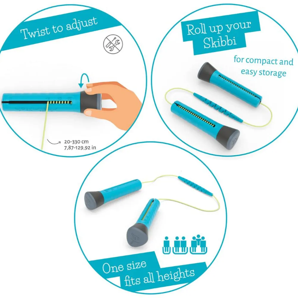 New Chillafish Justerbart sjippetov Skibbi - Lyserød