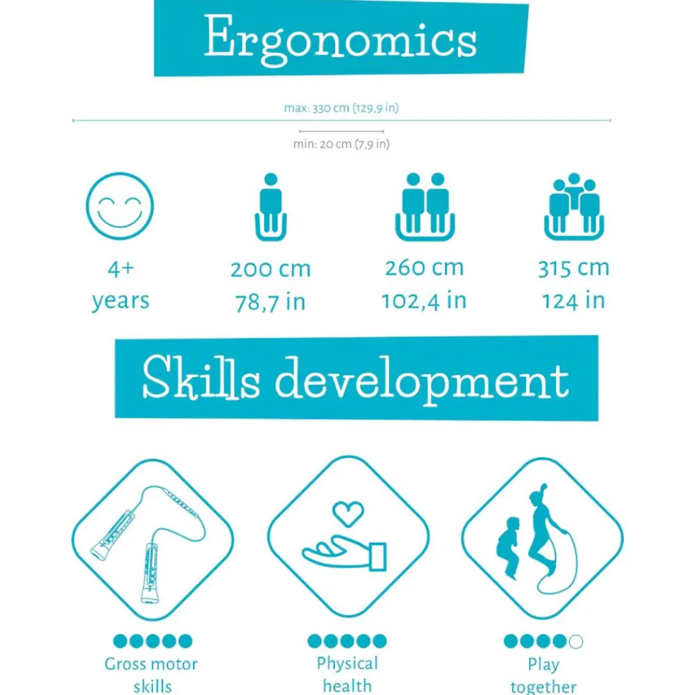 New Chillafish Justerbart sjippetov Skibbi - Lyserød