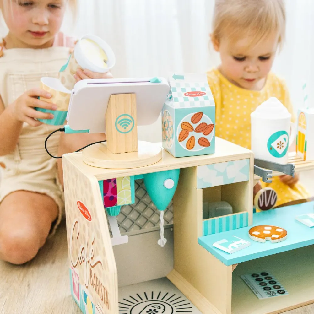 Clearance Melissa & Doug Kaffebar i træ, 35 dele