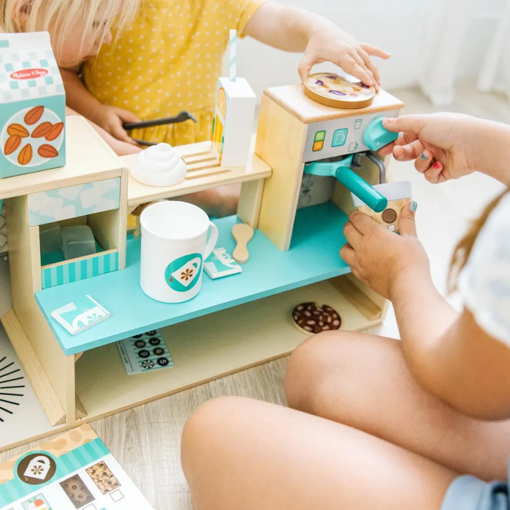 Clearance Melissa & Doug Kaffebar i træ, 35 dele