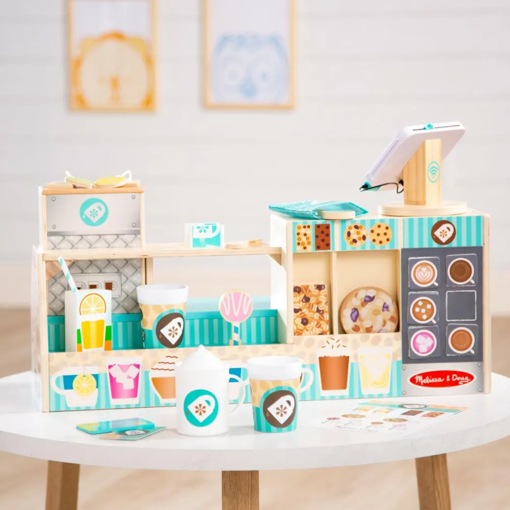 Clearance Melissa & Doug Kaffebar i træ, 35 dele