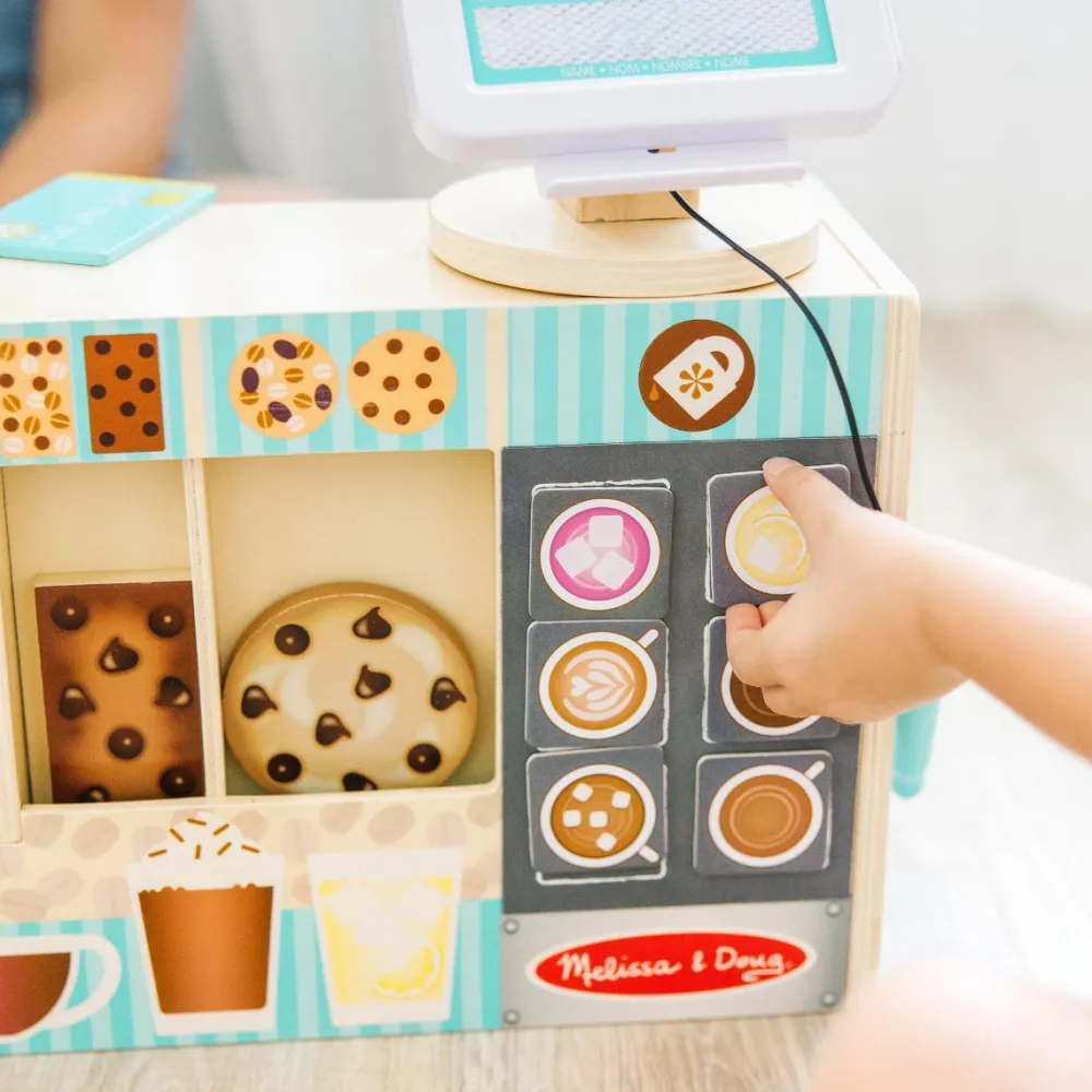 Clearance Melissa & Doug Kaffebar i træ, 35 dele