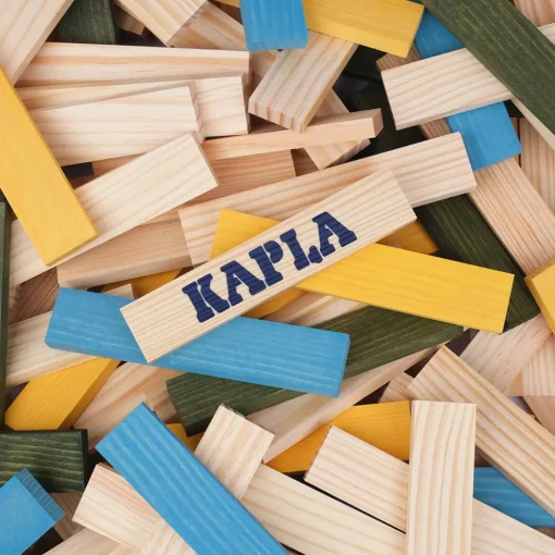 Outlet KAPLA klodser - Blå/Gul/Grøn, 120 stk