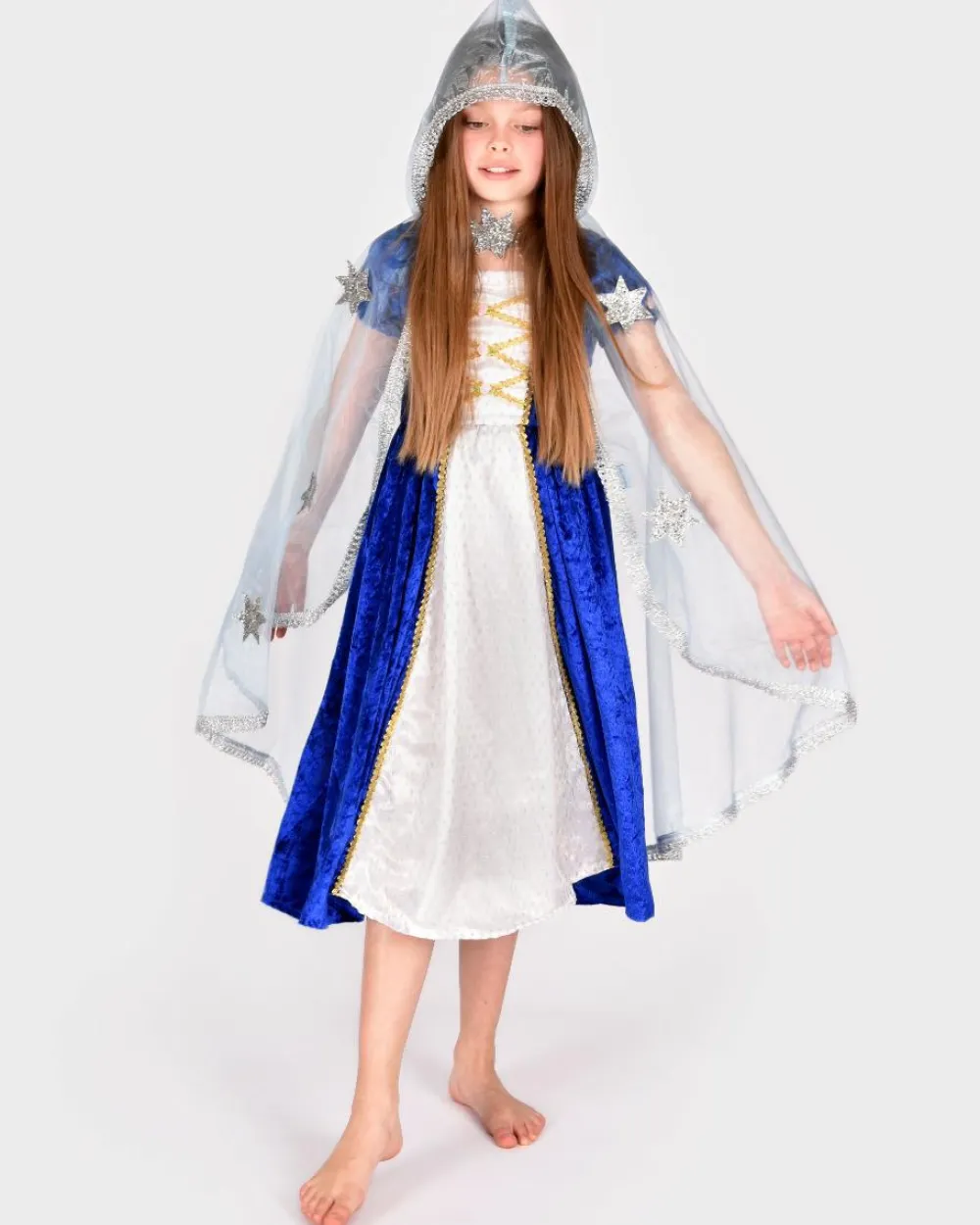 Clearance Den Goda Fen Kappe med stjerner, str. 3-8 år