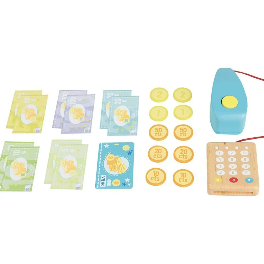 Discount Vilac Kasseapparat i træ - 25 dele