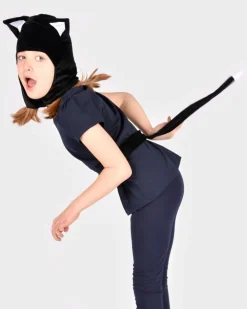 Clearance Den Goda Fen Kat - Hætte og hale, str. 3-5 år