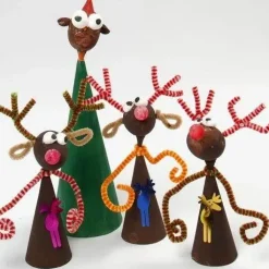 Creativ Company Kegler H: 8 cm, 10 stk