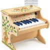 Discount Djeco Klaver i træ med elektronisk lyd