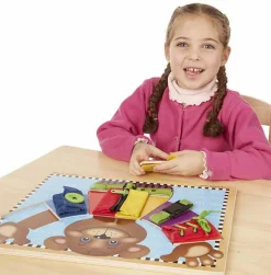 Melissa & Doug Klæd-mig-på træneplade