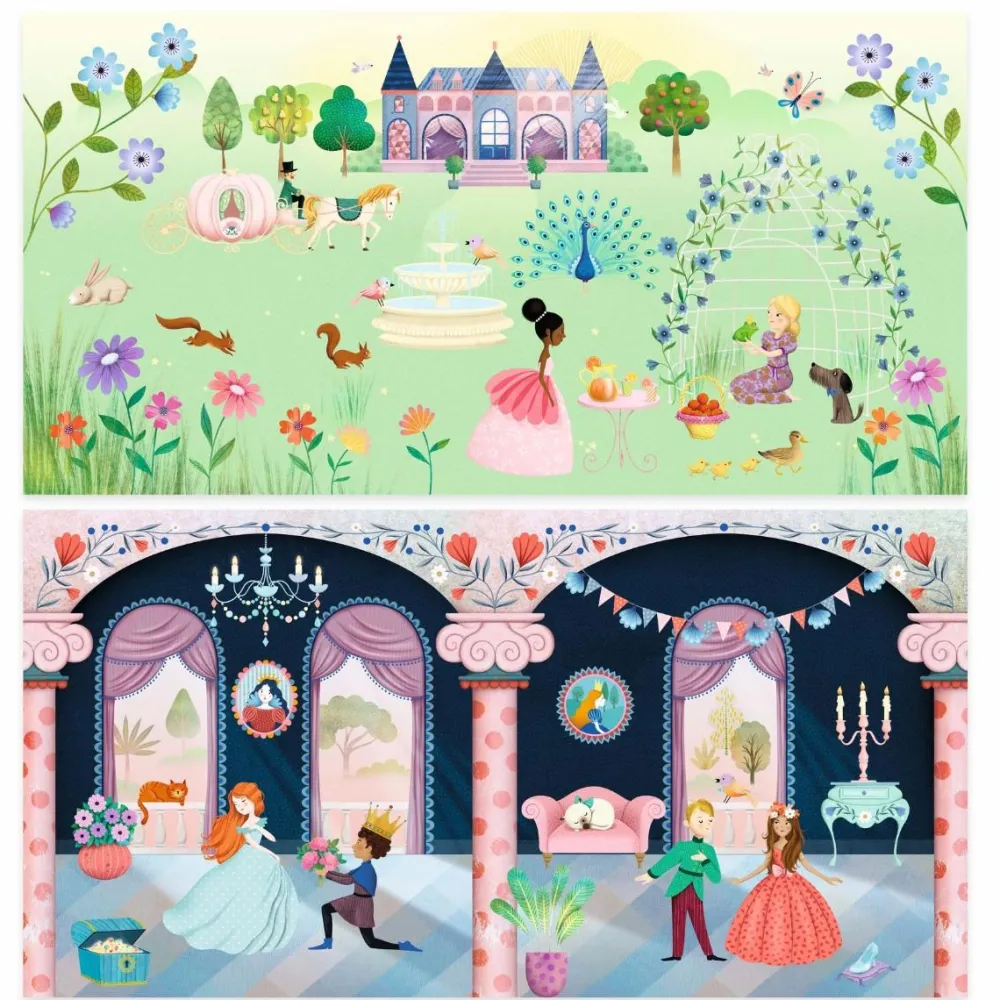 Outlet Djeco Klistermærkebog - På slottet