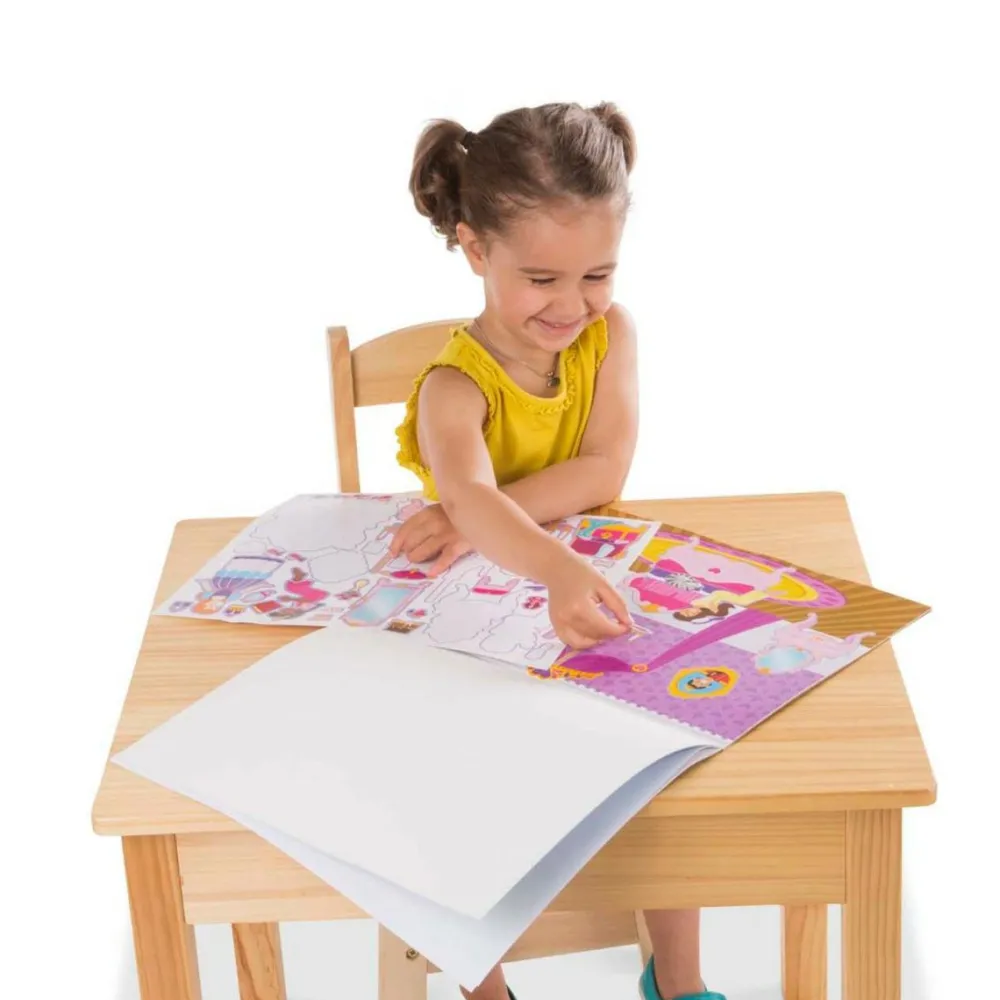 Sale Melissa & Doug Klistermærkebog - Prinsesseslot