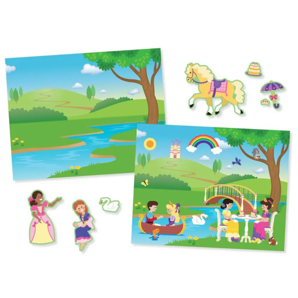 Sale Melissa & Doug Klistermærkebog - Prinsesseslot