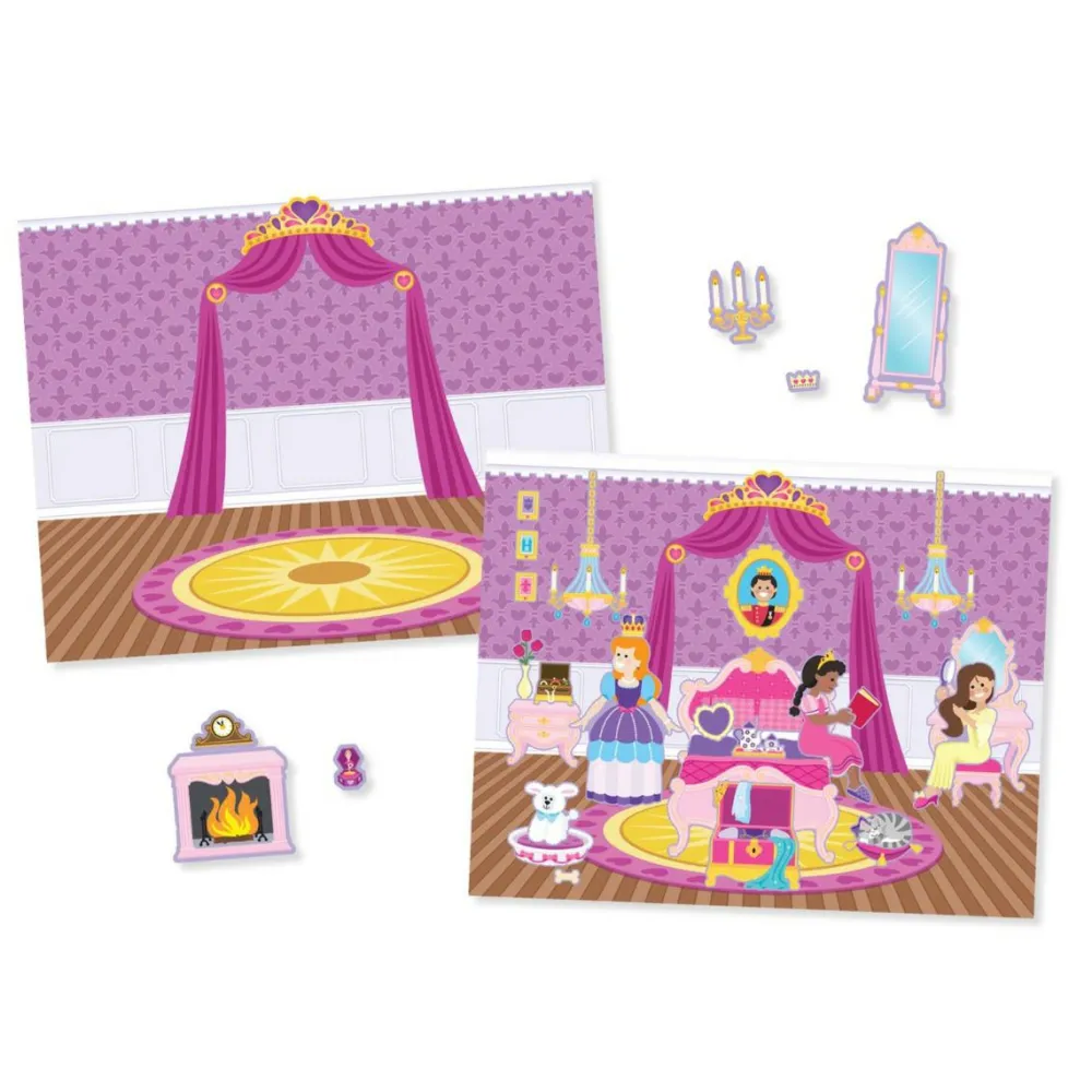 Sale Melissa & Doug Klistermærkebog - Prinsesseslot