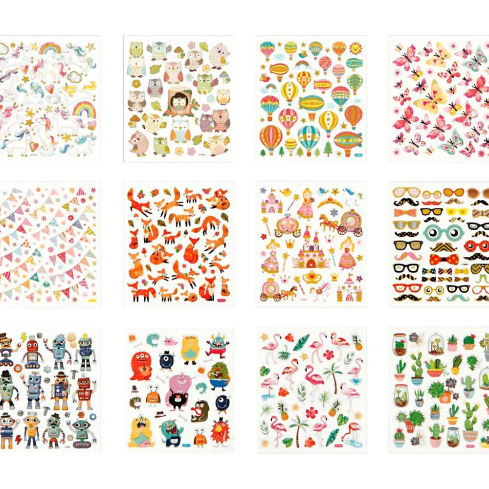 Discount Creativ Company Klistermærker - Diverse, 12 ark